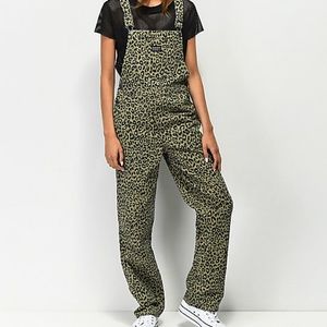 Obey Casbah cheetah/leopard Overalls